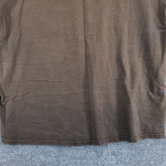 Gildan Men's Ultra Cotton Dekalb Deer Graphic T-Shirt Brown XL Short Sleeve - Picture 9 of 13